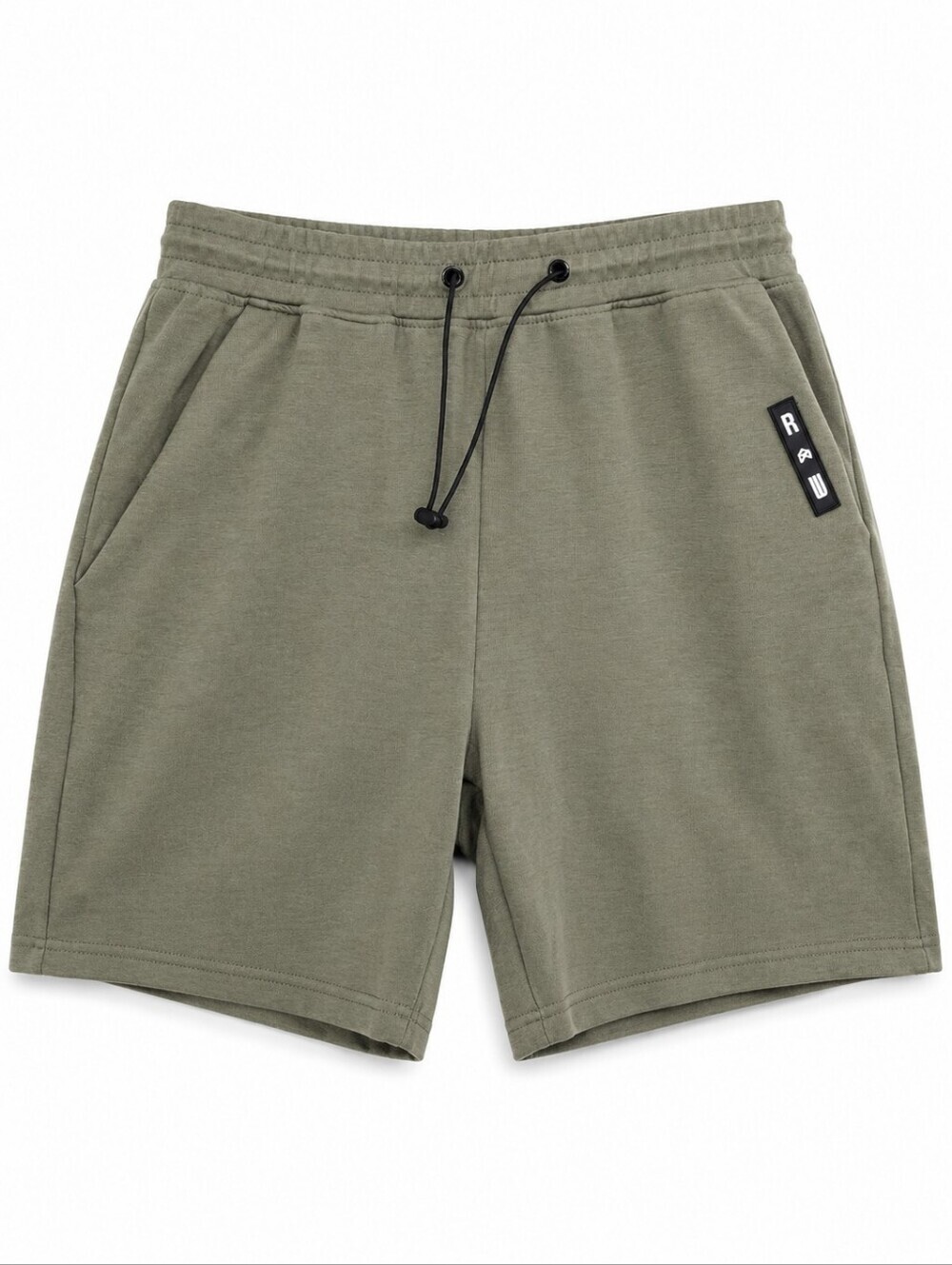 Men's Rawgear Olive Drawstring Athletic Shorts Size L